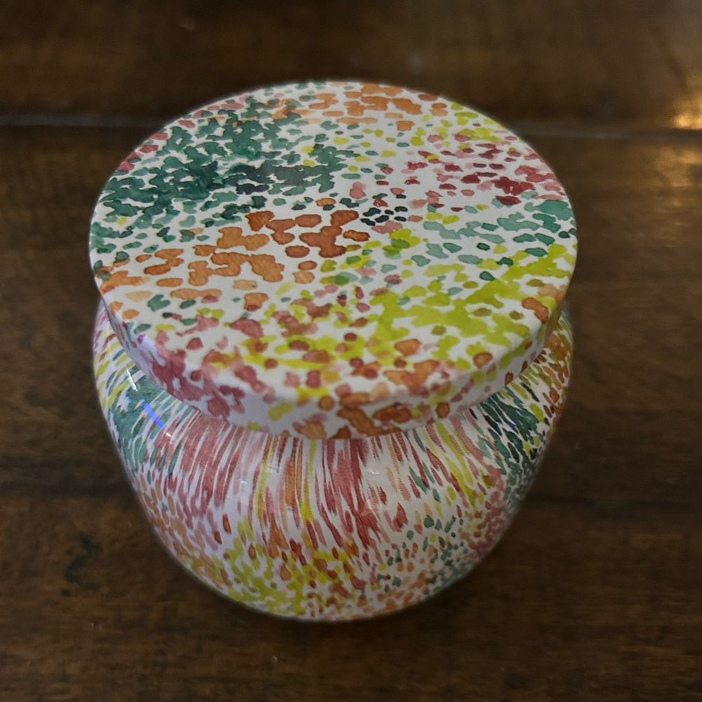 “New” Anthropology cactus flower candle